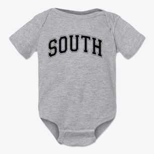 South High School Varsity Arch Baby Onesie