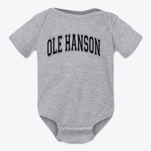 Ole Hanson Elementary School Varsity Arch Baby Onesie