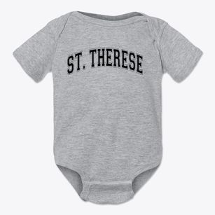 Saint Therese School Varsity Arch Baby Onesie