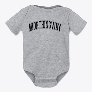 Worthingway Middle School Varsity Arch Baby Onesie