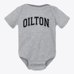 Oilton High School Varsity Arch Baby Onesie