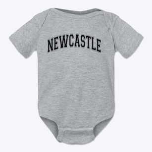 Newcastle Middle School Varsity Arch Baby Onesie