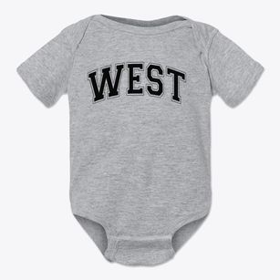 West Junior High School Varsity Arch Baby Onesie