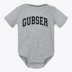 Gubser Elementary School Varsity Arch Baby Onesie