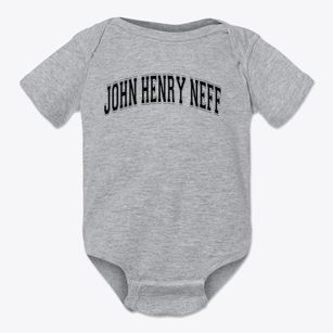 John Henry Neff Elementary School Varsity Arch Baby Onesie