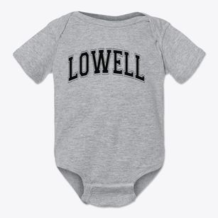 Lowell Elementary School Varsity Arch Baby Onesie