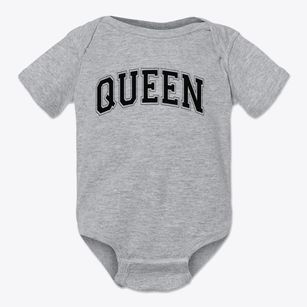 Queen Of The Universe School Varsity Arch Baby Onesie