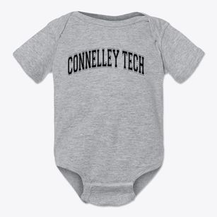 Connelley Tech Institute Adult Education Varsity Arch Baby Onesie