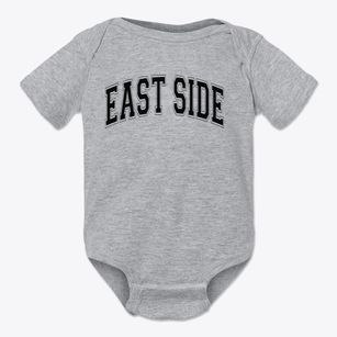 East Side Elementary School Varsity Arch Baby Onesie