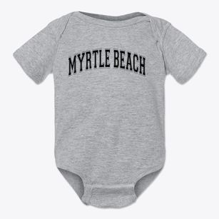 Myrtle Beach Middle School Varsity Arch Baby Onesie
