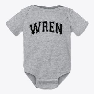 Wren Elementary School Varsity Arch Baby Onesie