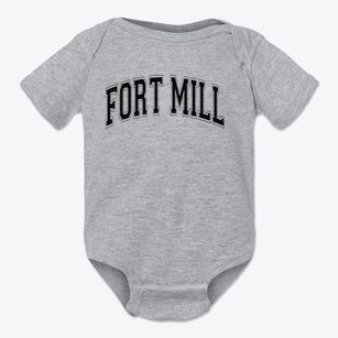 Fort Mill High School Varsity Arch Baby Onesie