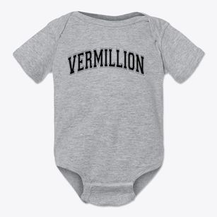 Vermillion High School Varsity Arch Baby Onesie