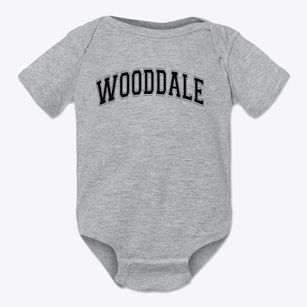 Wooddale High School Varsity Arch Baby Onesie