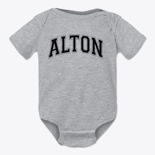 Alton Elementary School Varsity Arch Baby Onesie