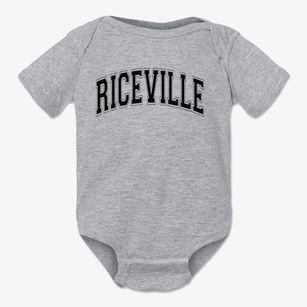 Riceville Elementary School Varsity Arch Baby Onesie