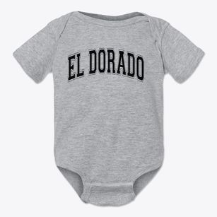 El Dorado Elementary School Varsity Arch Baby Onesie