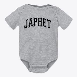 Japhet School Varsity Arch Baby Onesie