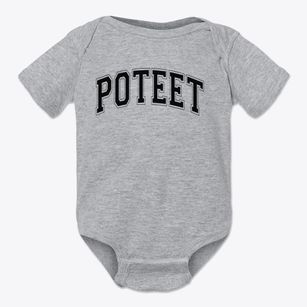 Poteet Elementary School Varsity Arch Baby Onesie