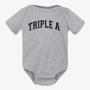 Triple A Academy Varsity Arch Baby Onesie