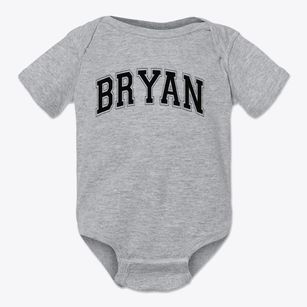 Bryan Elementary School Varsity Arch Baby Onesie