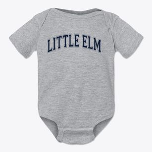 Little Elm Primary School Varsity Arch Baby Onesie