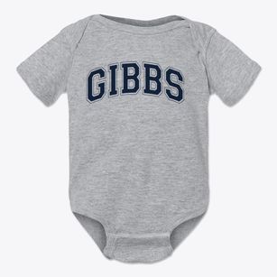 Gibbs Elementary School Varsity Arch Baby Onesie