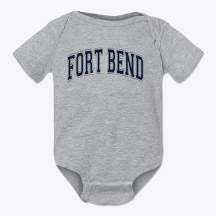 Fort Bend Christian Academy Varsity Arch Baby Onesie