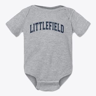 Littlefield Primary School Varsity Arch Baby Onesie
