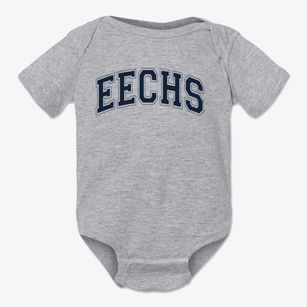Eechs Varsity Arch Baby Onesie