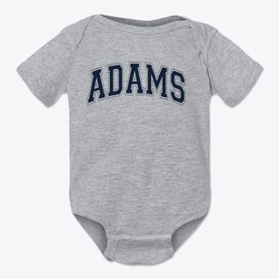Adams Elementary School Varsity Arch Baby Onesie