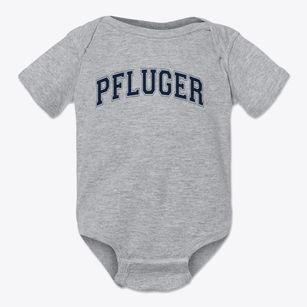 Pfluger Elementary School Varsity Arch Baby Onesie