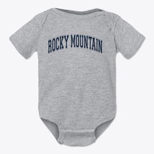 Rocky Mountain Junior High School Varsity Arch Baby Onesie