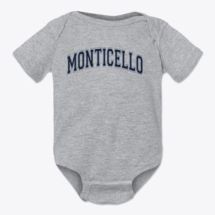 Monticello High School Varsity Arch Baby Onesie