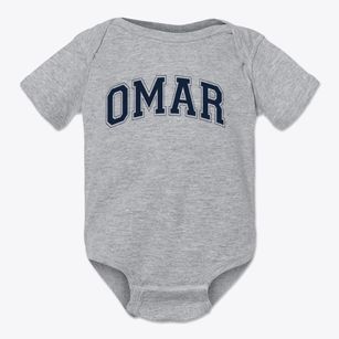 Omar Junior High School Varsity Arch Baby Onesie