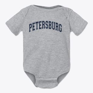 Petersburg High School Varsity Arch Baby Onesie