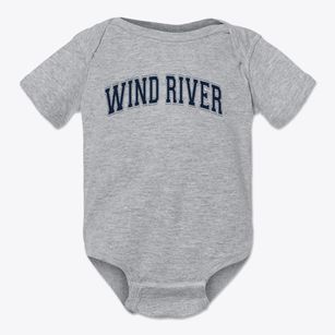 Wind River Middle And High School Varsity Arch Baby Onesie