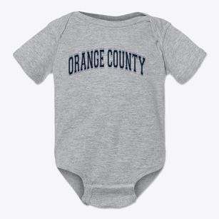 Orange County High School Varsity Arch Baby Onesie