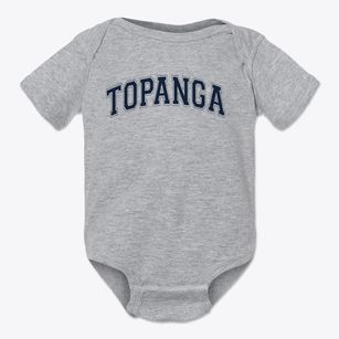 Topanga Elementary School Varsity Arch Baby Onesie