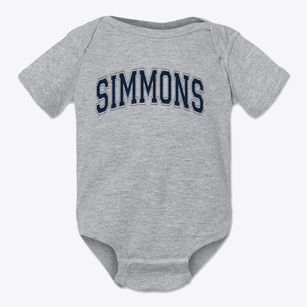 Simmons Middle School Varsity Arch Baby Onesie