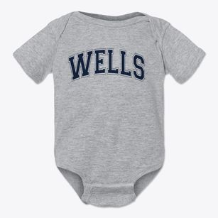 Wells Middle School Varsity Arch Baby Onesie