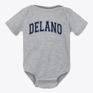 Delano High School Varsity Arch Baby Onesie