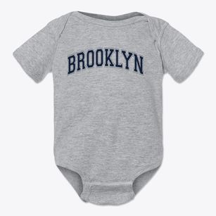 Brooklyn Elementary School Varsity Arch Baby Onesie