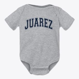 Juarez Elementary School Varsity Arch Baby Onesie