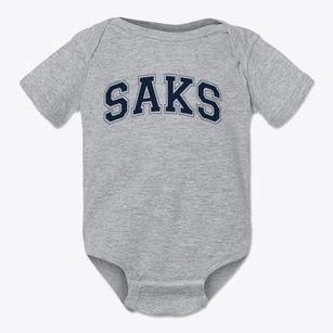 Saks Middle School Varsity Arch Baby Onesie
