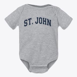 Saint John School Varsity Arch Baby Onesie