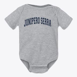 Junipero Serra Elementary School Varsity Arch Baby Onesie