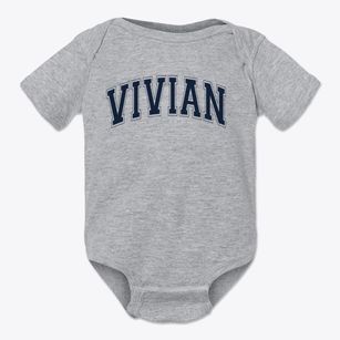 Vivian Elementary School Varsity Arch Baby Onesie