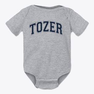 Tozer Primary School Varsity Arch Baby Onesie