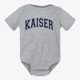 Kaiser Elementary School Varsity Arch Baby Onesie
